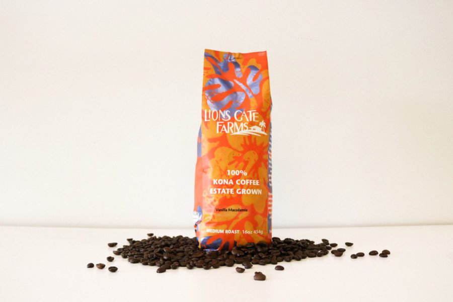 Kona Vanilla Macadamia 16oz Mahalo's Coffee, Mini Donuts & Catering, LLC